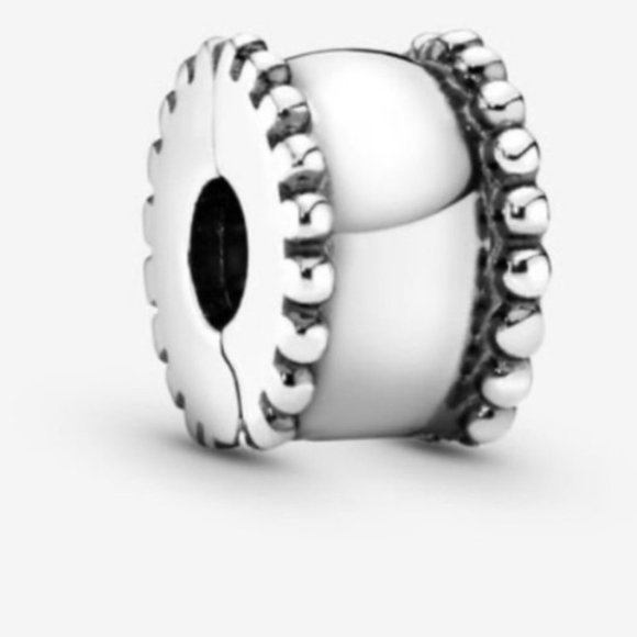 Pandora Jewelry - Pandora Beaded Round Clip Charm - retired